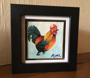 "The Cock" Acrylic on canvas